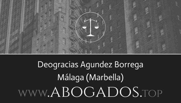 abogado Deogracias Agundez Borrega en Marbella