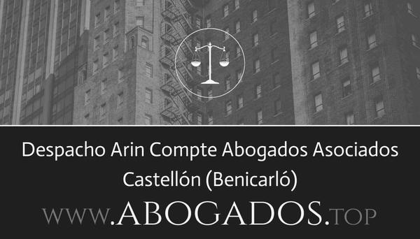 abogado Despacho Arin Compte Abogados Asociados en Benicarló