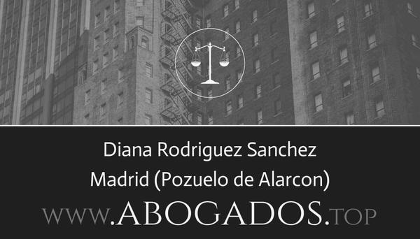 abogado Diana Rodriguez Sanchez en Pozuelo de Alarcon