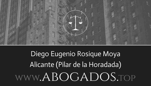 abogado Diego Eugenio Rosique Moya en Pilar de la Horadada