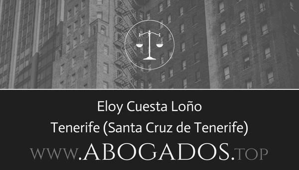 abogado Eloy Cuesta Loño en Santa Cruz de Tenerife