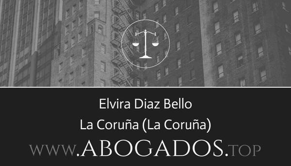 abogado Elvira Diaz Bello en La Coruña