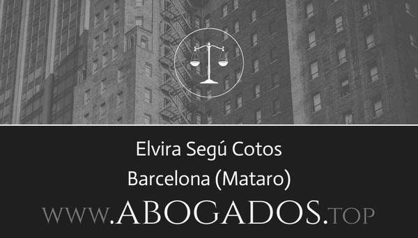 abogado Elvira Segú Cotos en Mataro