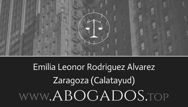 abogado Emilia Leonor Rodriguez Alvarez en Calatayud