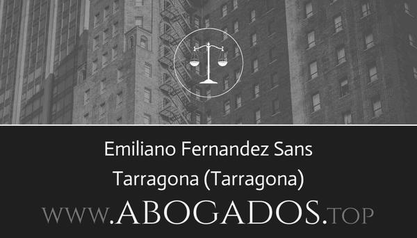 abogado Emiliano Fernandez Sans en Tarragona