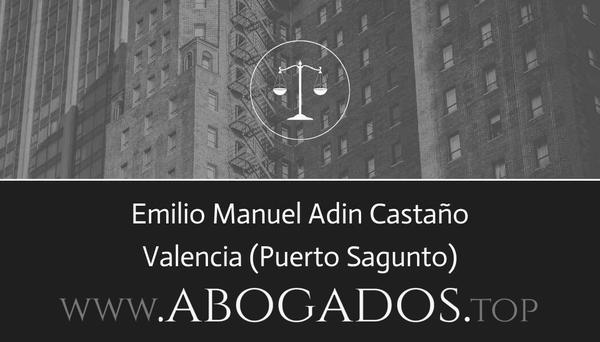 abogado Emilio Manuel Adin Castaño en Puerto Sagunto