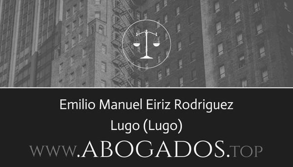 abogado Emilio Manuel Eiriz Rodriguez en Lugo