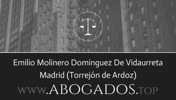 abogado Emilio Molinero Dominguez De Vidaurreta en Torrejón de Ardoz