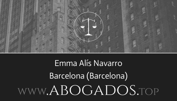 abogado Emma Alís Navarro en Barcelona