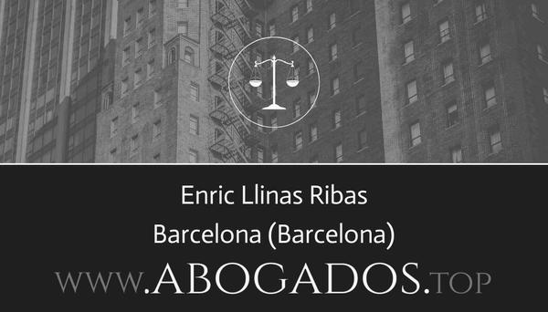 abogado Enric Llinas Ribas en Barcelona