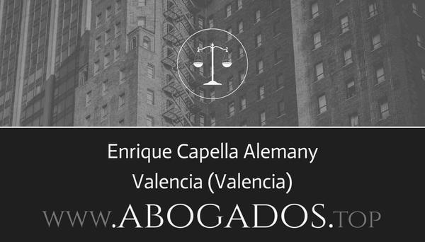 abogado Enrique Capella Alemany en Valencia