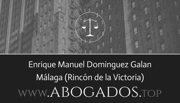 abogado Enrique Manuel Dominguez Galan en Rincón de la Victoria