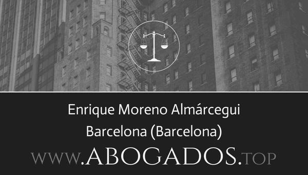 abogado Enrique Moreno Almárcegui en Barcelona