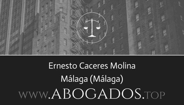 abogado Ernesto Caceres Molina en Málaga