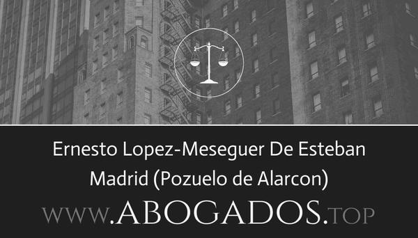 abogado Ernesto Lopez-Meseguer De Esteban en Pozuelo de Alarcon