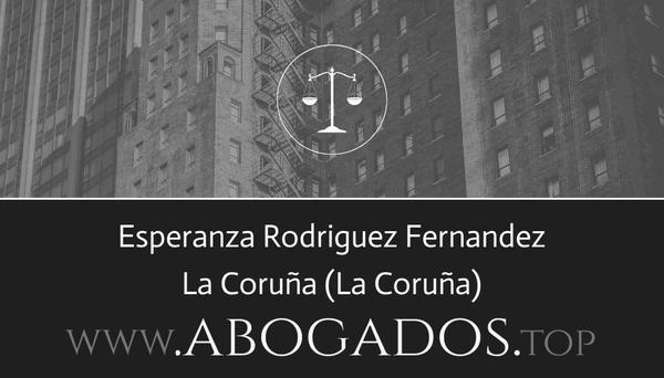 abogado Esperanza Rodriguez Fernandez en La Coruña