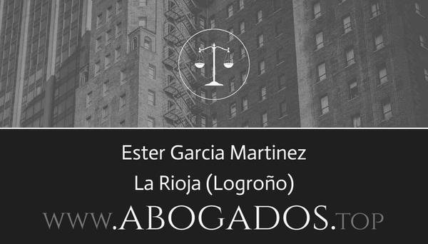 abogado Ester Garcia Martinez en Logroño