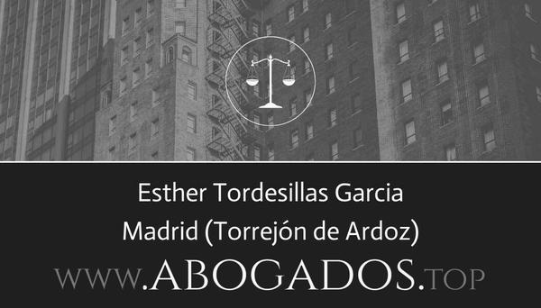 abogado Esther Tordesillas Garcia en Torrejón de Ardoz