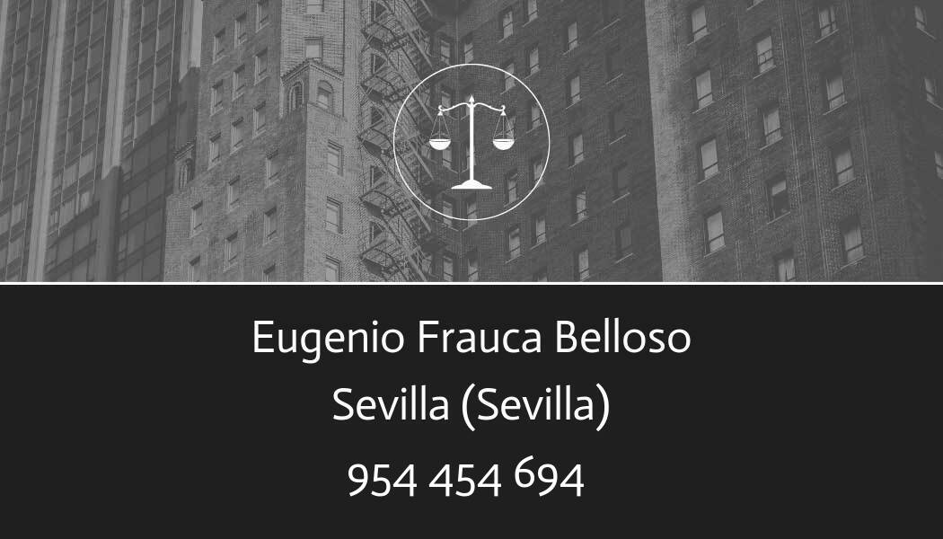 abogado Eugenio Frauca Belloso en Sevilla