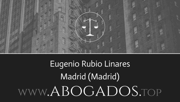 abogado Eugenio Rubio Linares en Madrid