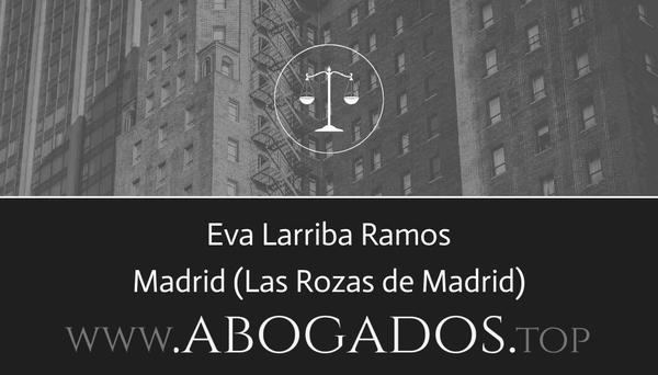 abogado Eva Larriba Ramos en Las Rozas de Madrid