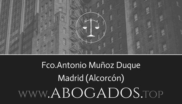 abogado FcoAntonio Muñoz Duque en Alcorcón