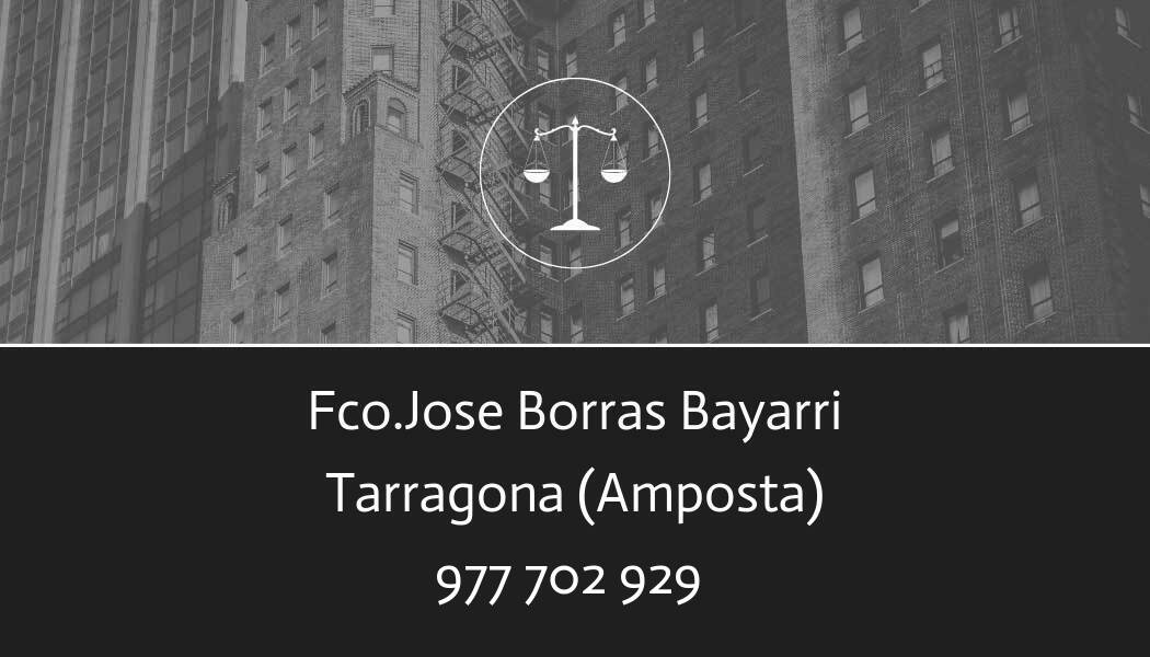 abogado FcoJose Borras Bayarri en Amposta