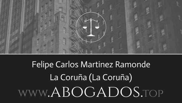 abogado Felipe Carlos Martinez Ramonde en La Coruña