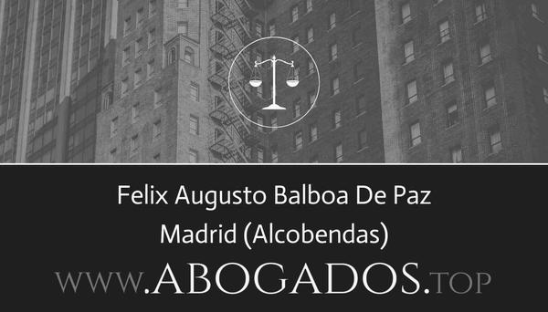 abogado Felix Augusto Balboa De Paz en Alcobendas