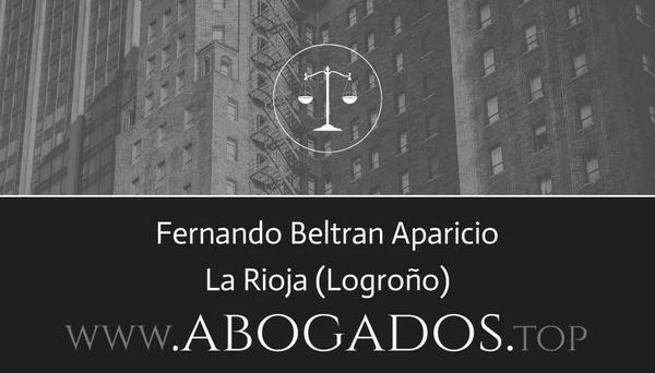 abogado Fernando Beltran Aparicio en Logroño