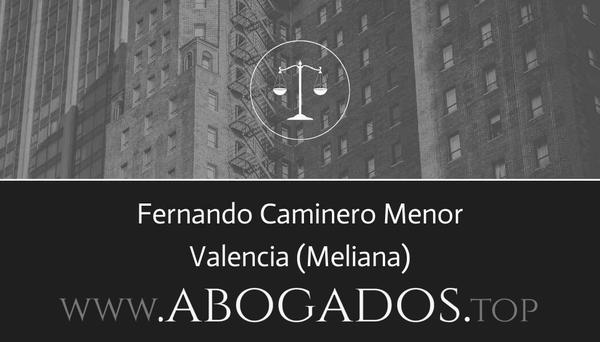 abogado Fernando Caminero Menor en Meliana