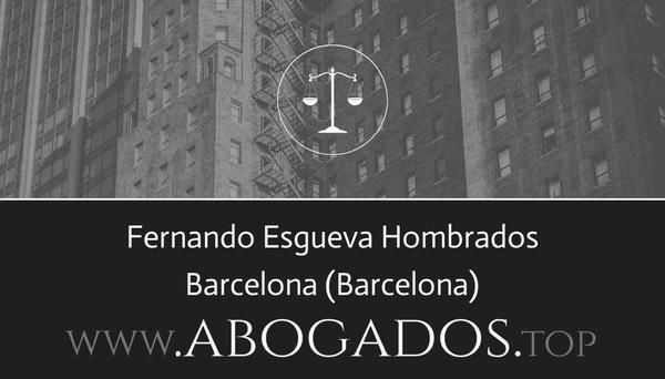 abogado Fernando Esgueva Hombrados en Barcelona