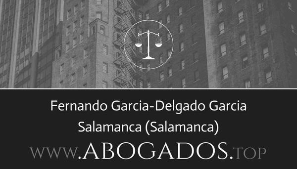 abogado Fernando Garcia-Delgado Garcia en Salamanca