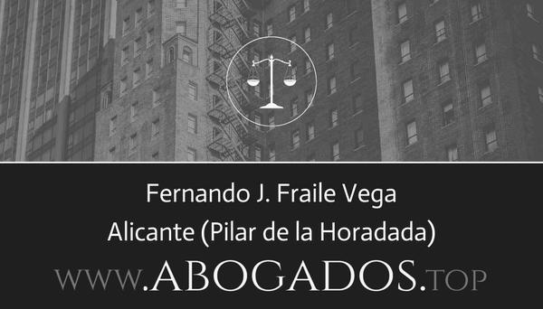 abogado Fernando J Fraile Vega en Pilar de la Horadada