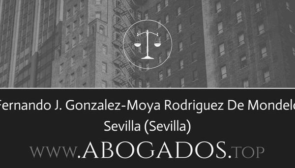 abogado Fernando J Gonzalez-Moya Rodriguez De Mondelo en Sevilla