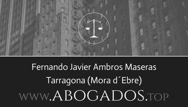 Fernando Javier Ambros Maseras