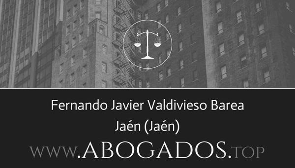 abogado Fernando Javier Valdivieso Barea en Jaén