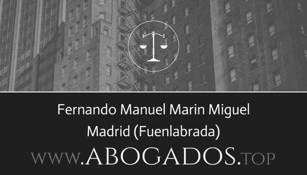 abogado Fernando Manuel Marin Miguel en Fuenlabrada