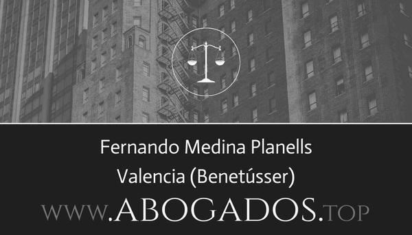 abogado Fernando Medina Planells en Benetússer