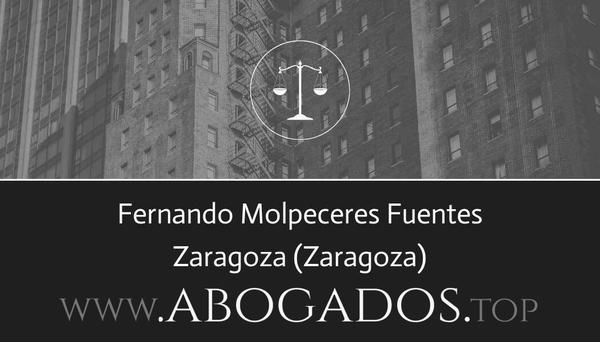 abogado Fernando Molpeceres Fuentes en Zaragoza