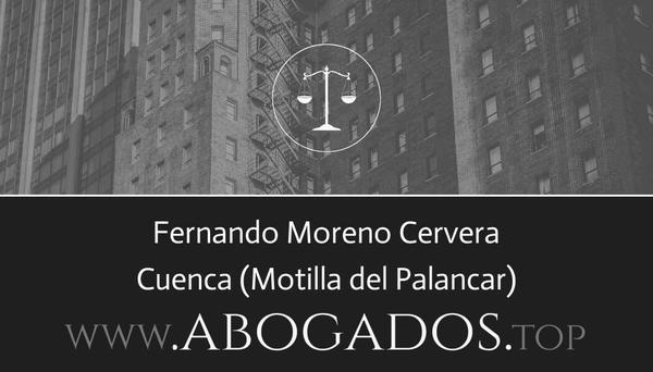 abogado Fernando Moreno Cervera en Motilla del Palancar