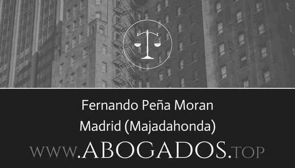 abogado Fernando Peña Moran en Majadahonda