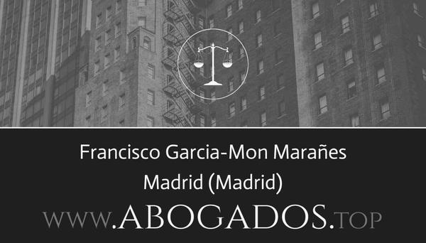 abogado Francisco Garcia-Mon Marañes en Madrid