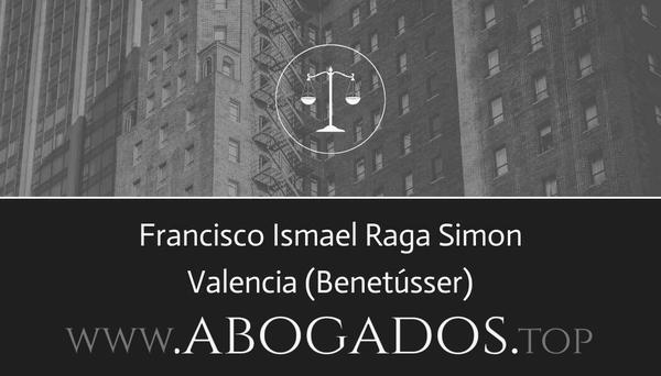 abogado Francisco Ismael Raga Simon en Benetússer