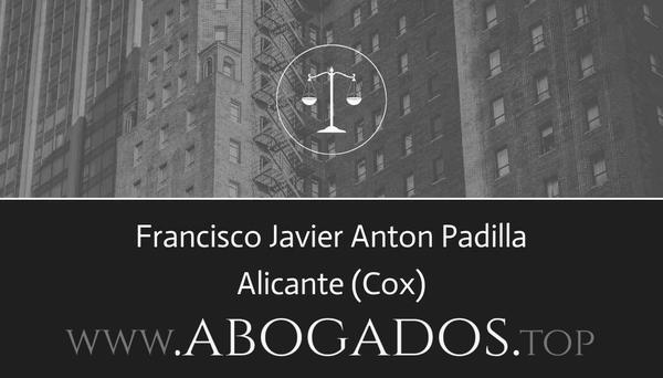 Francisco Javier Anton Padilla