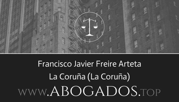 abogado Francisco Javier Freire Arteta en La Coruña