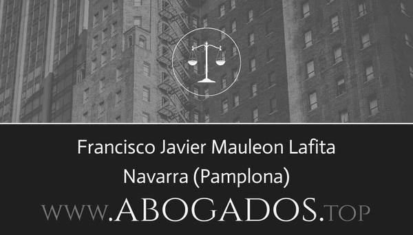 abogado Francisco Javier Mauleon Lafita en Pamplona