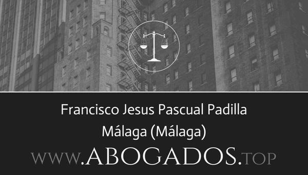 abogado Francisco Jesus Pascual Padilla en Málaga