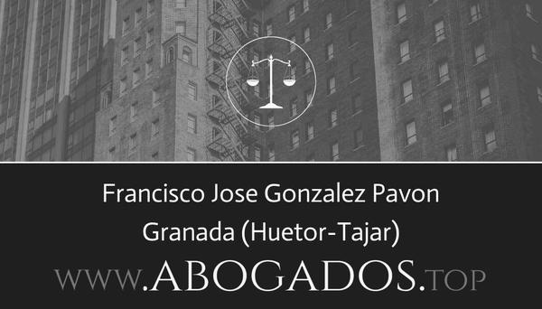 abogado Francisco Jose Gonzalez Pavon en Huetor-Tajar