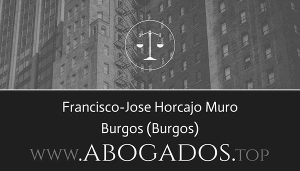 abogado Francisco-Jose Horcajo Muro en Burgos